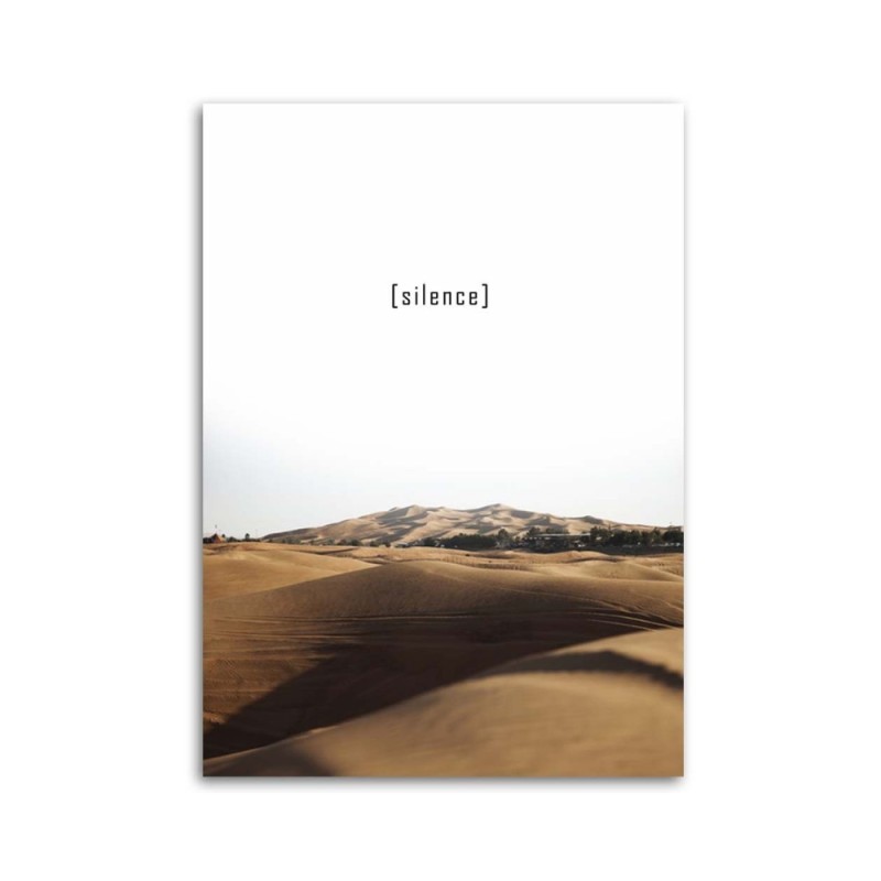 Leinwandbild - Schweigen | Feeby