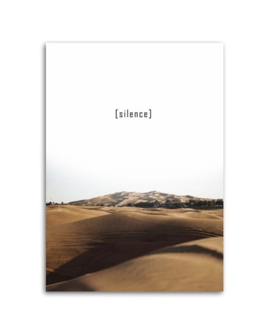 Leinwandbild - Schweigen | Feeby