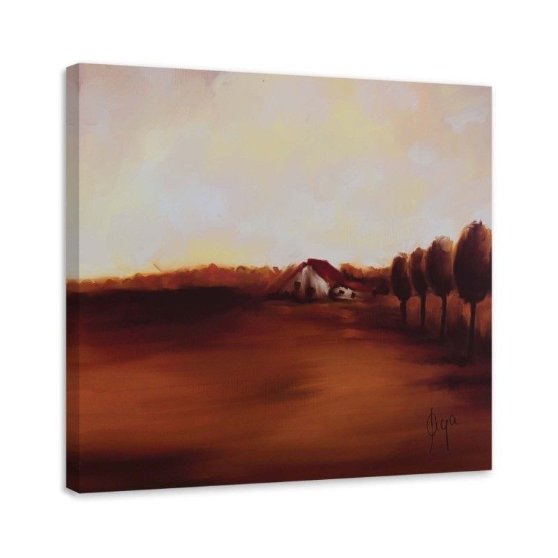 Modernes Wandbild - Herbststimmung auf dem Lande | Feeby