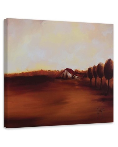 Modernes Wandbild - Herbststimmung auf dem Lande | Feeby