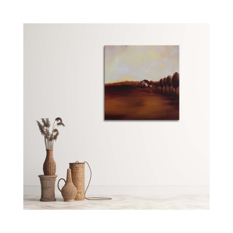 Modernes Wandbild - Herbststimmung auf dem Lande | Feeby