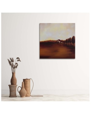 Modernes Wandbild - Herbststimmung auf dem Lande | Feeby
