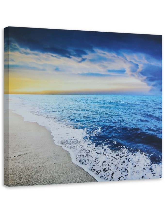 Bild auf Leinwand - Sonnenaufgang am Meer | Feeby