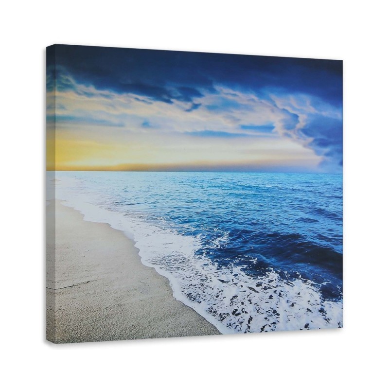 Bild auf Leinwand - Sonnenaufgang am Meer | Feeby