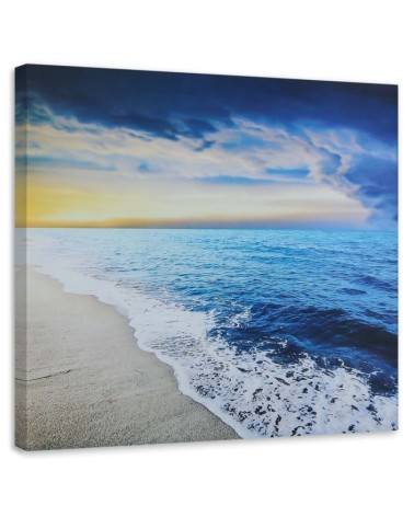 Bild auf Leinwand - Sonnenaufgang am Meer | Feeby