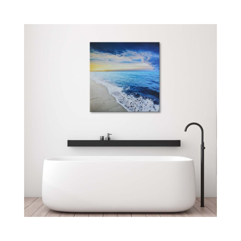 Bild auf Leinwand - Sonnenaufgang am Meer | Feeby