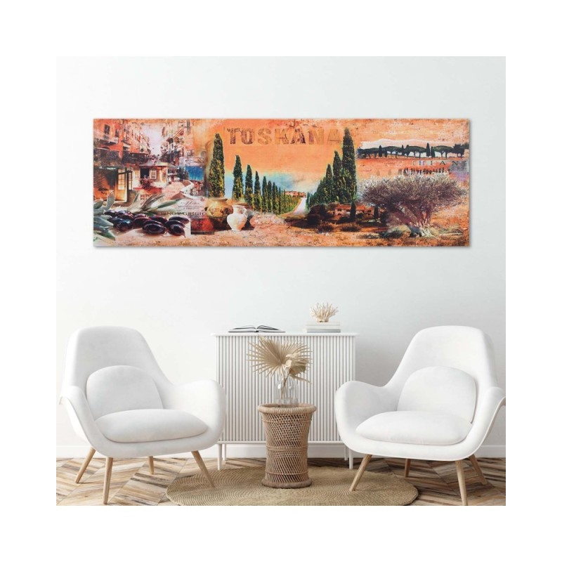 Leinwandbild - Toskana - Postkarte | Feeby