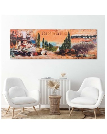 Leinwandbild - Toskana - Postkarte | Feeby