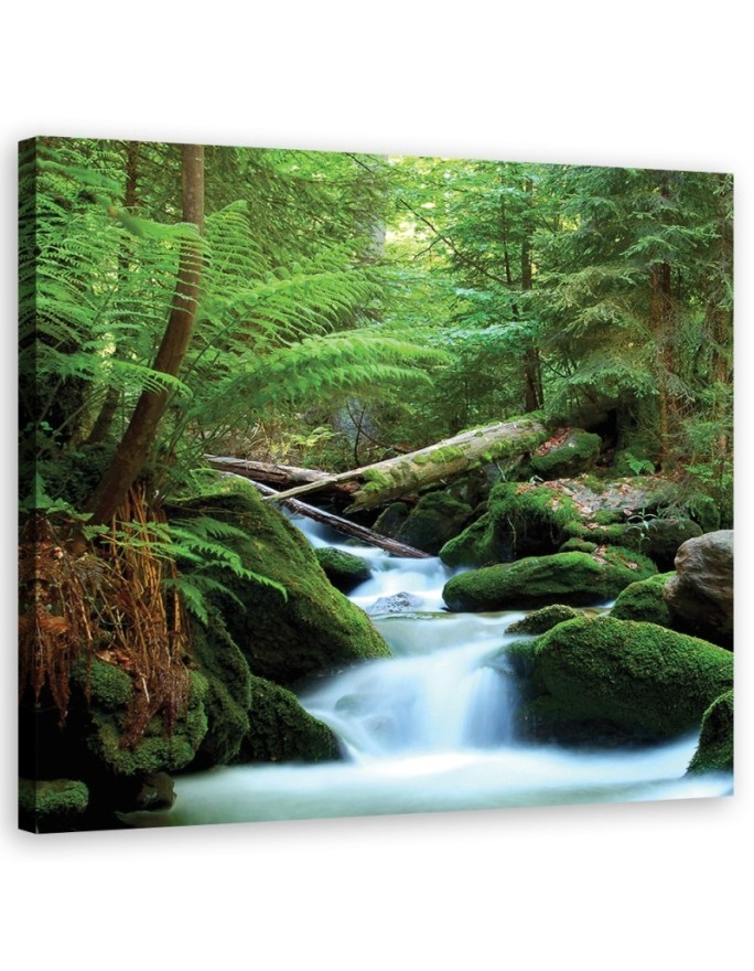 Dekoratives Leinwandbild - Landschaften - Grün | Feeby