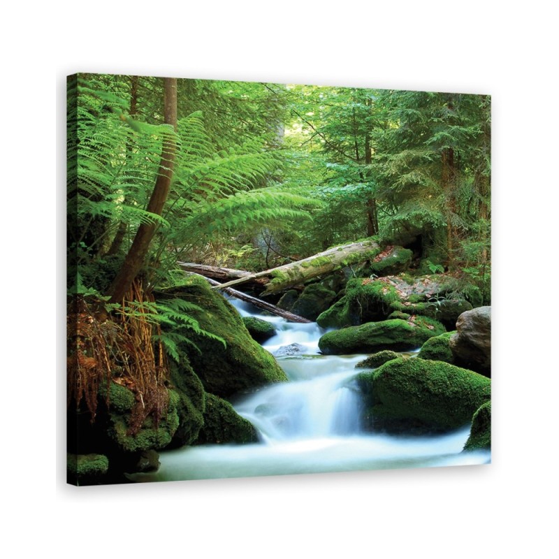 Dekoratives Leinwandbild - Landschaften - Grün | Feeby