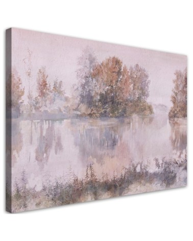 Canvas print modern - Lake view landscape | FEEBY