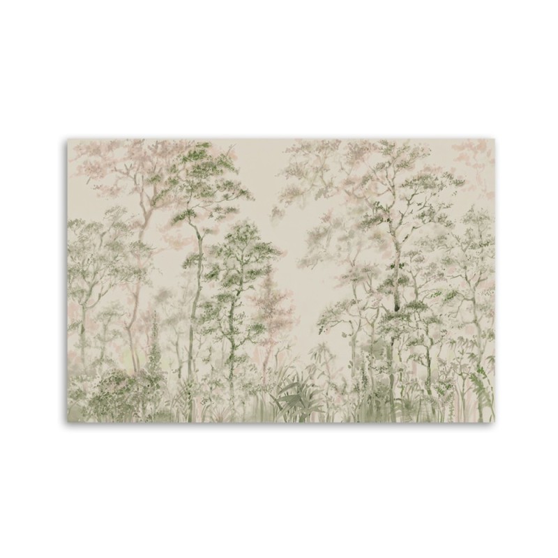 Leinwandbild - Hohe dünne Bäume | Feeby