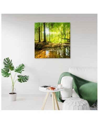 Leinwandbild - Forest Lake Natura | Feeby