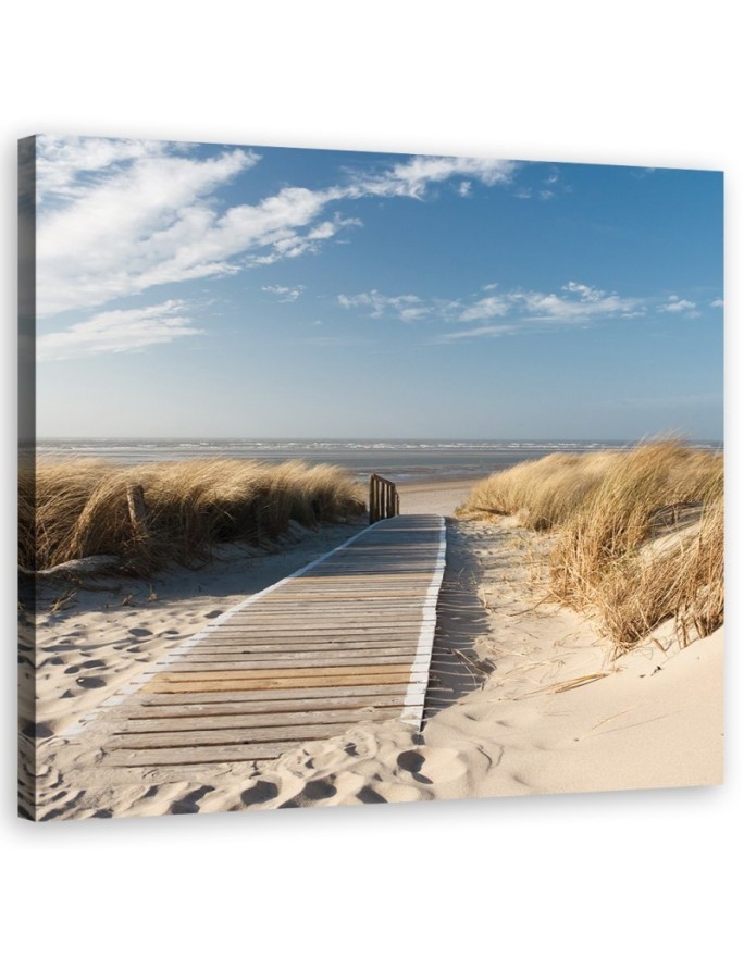 Modernes Wandbild - Nordsee Beach Dünen | Feeby