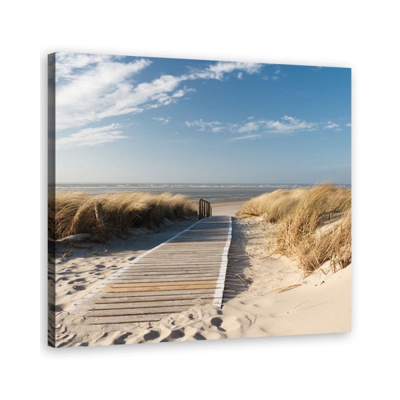 Modernes Wandbild - Nordsee Beach Dünen | Feeby