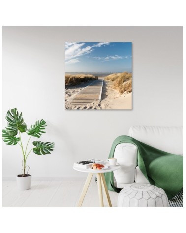 Modernes Wandbild - Nordsee Beach Dünen | Feeby