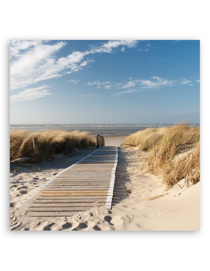 Modern Canvas painting for bedroom - Beach North Sea Dunes. Buy now| | FEEBY