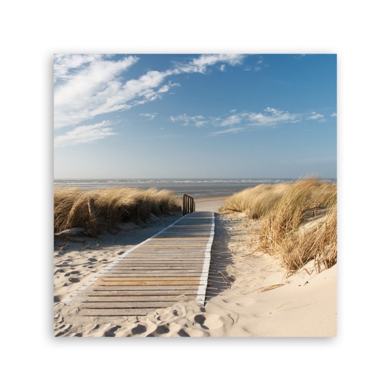 Modernes Wandbild - Nordsee Beach Dünen | Feeby