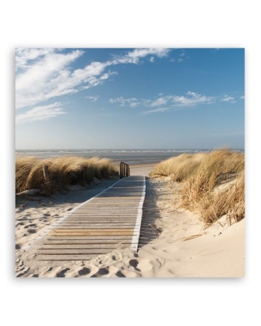 Modernes Wandbild - Nordsee Beach Dünen | Feeby