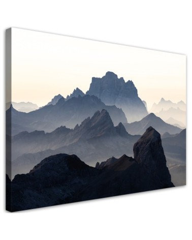 Rocky landscape - Canvas painting for living room | FEEBY