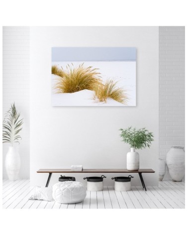 Leinwandbild modern - Dünen auf goldenem Sand | Feeby