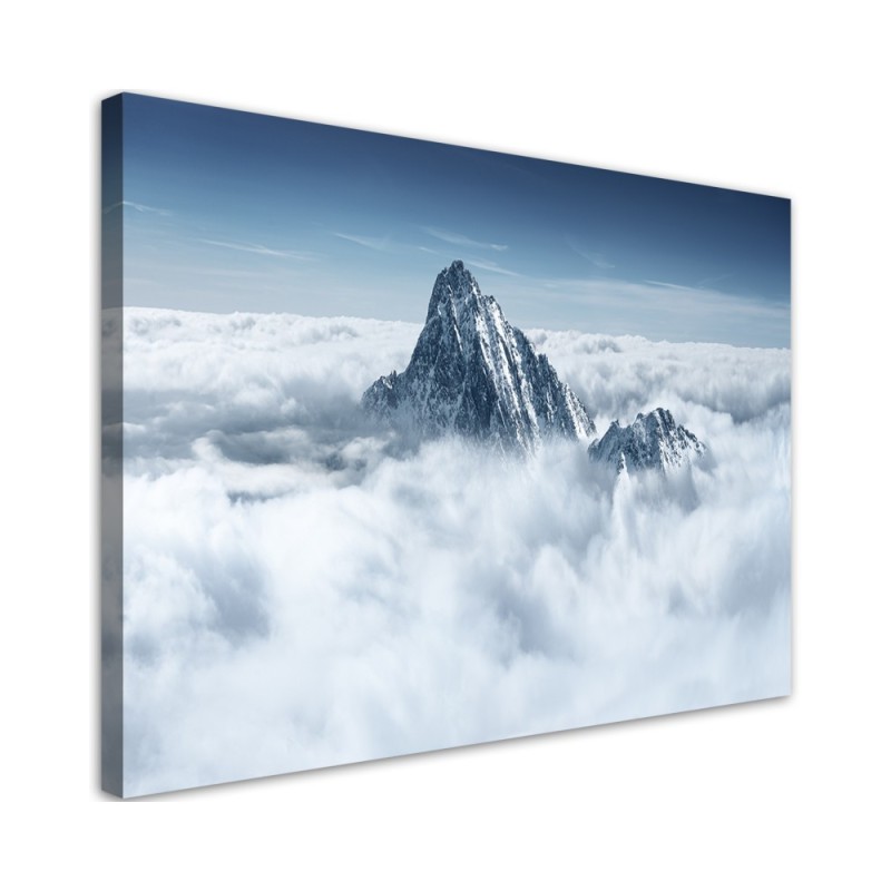 Bild auf Leinwand - Alpen über den Wolken | Feeby