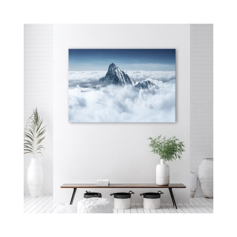Bild auf Leinwand - Alpen über den Wolken | Feeby