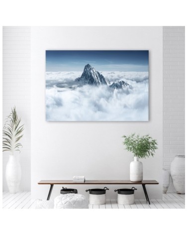 Bild auf Leinwand - Alpen über den Wolken | Feeby