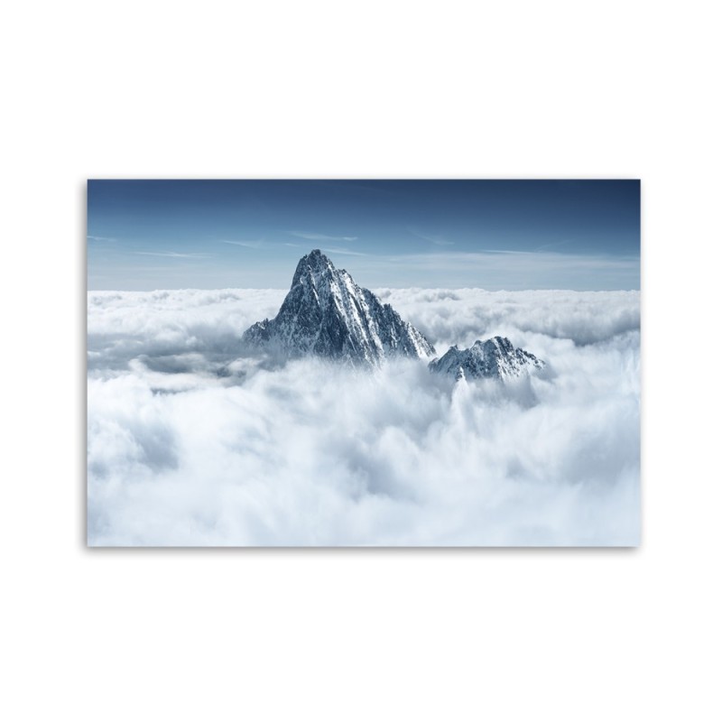 Bild auf Leinwand - Alpen über den Wolken | Feeby
