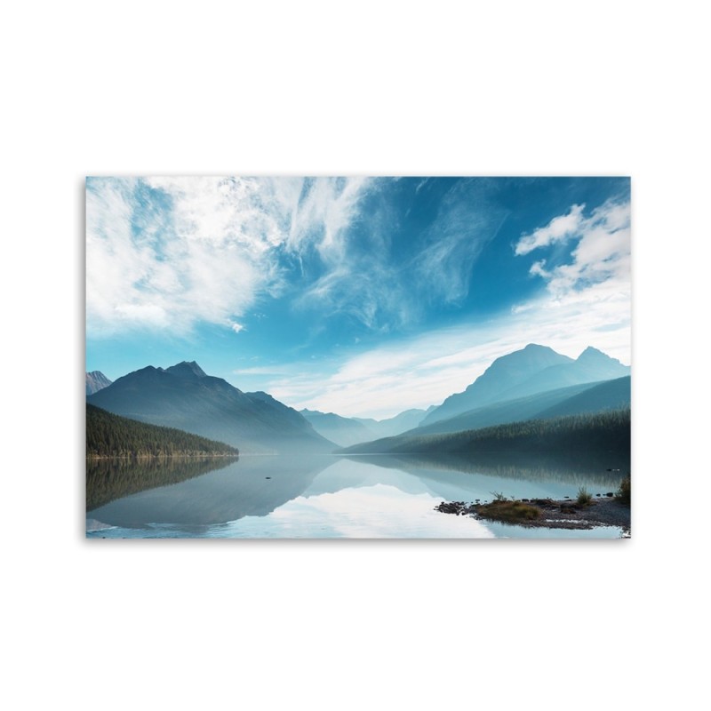 Leinwandbild modern - See Berge Landschaft Natur | Feeby