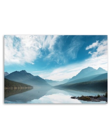 Leinwandbild modern - See Berge Landschaft Natur | Feeby