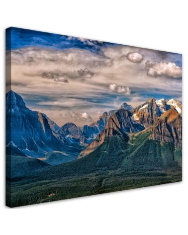 Dekoratives Leinwandbild - Berg Landschaft Natur | Feeby