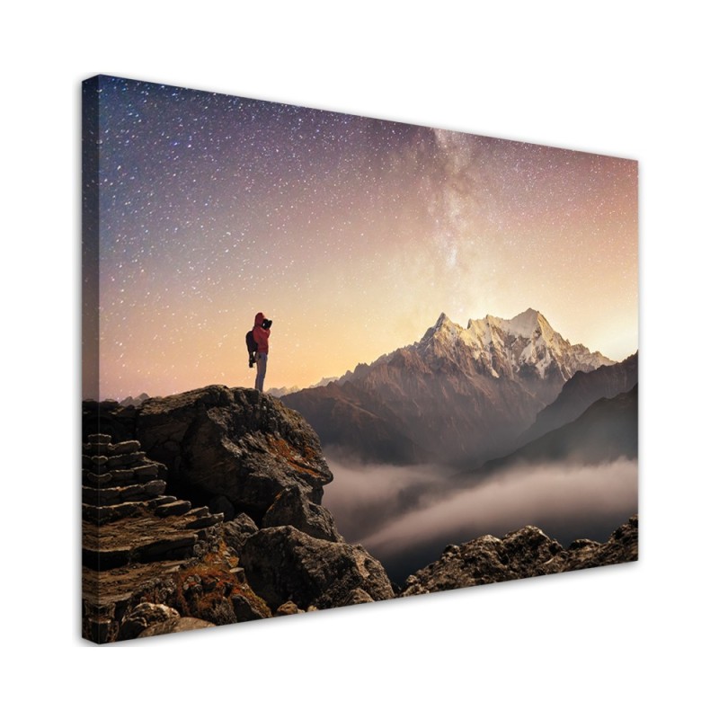 Leinwandbild - Berg Himmel Landschaft | Feeby