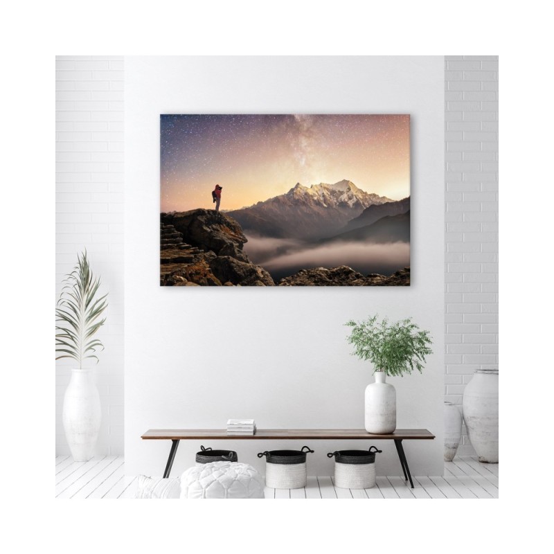 Leinwandbild - Berg Himmel Landschaft | Feeby