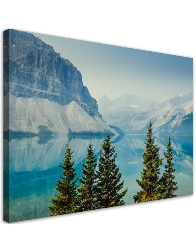 Bild auf Leinwand - Berge See Natur | Feeby