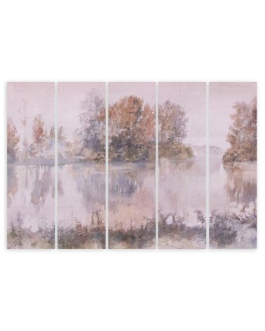 Wandbild für Wohnzimmer - Seeblick | Feeby