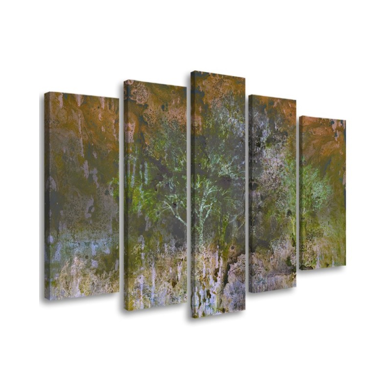 Bild auf Leinwand - Ein blühender Baum in der Rostwiese | Feeby