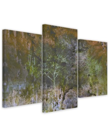 Multipart canvas print - Trees in a meadow landscape | FEEBY