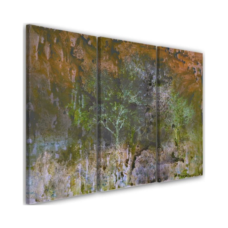 Canvas painting - Tree in a meadow watercolour | FEEBY