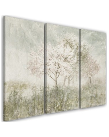 Modern painting for bedroom - Tree in a meadow shabby chic | FEEBY