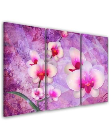Obraz do sypialni nowoczesny - Orchidea Kwiaty Abstrakcja | FEEBY