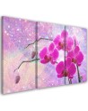 Obraz do salonu - Eteryczna orchidea abstrakcja | FEEBY