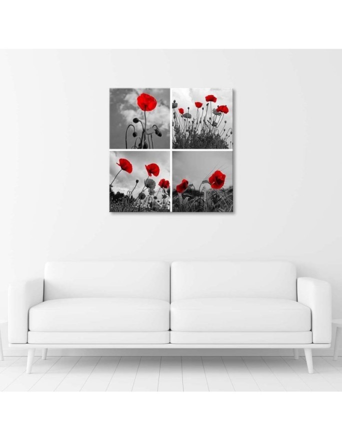 Obraz na płótnie canvas - Czerwone maki | FEEBY