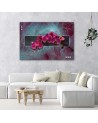 Obraz do salonu - Orchidea w kolorze fuksji | FEEBY