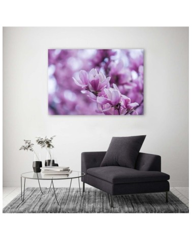 Wandbild für Wohnzimmer - Magnolienblüten | Feeby