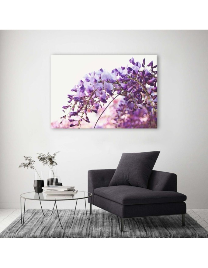 Obraz na płótnie canvas - Liliowe kwiaty glicynii | FEEBY