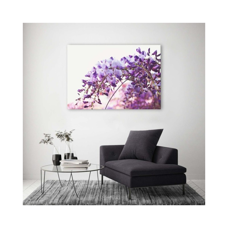 Leinwanddruck - Fliederblüten von Glycinen | Feeby