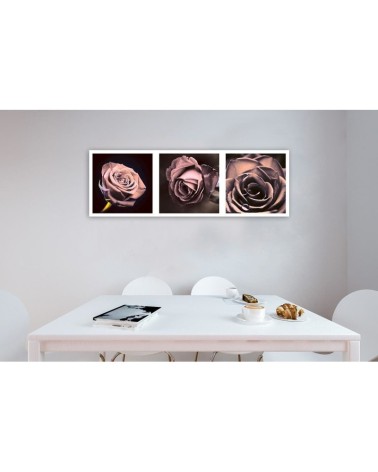 Leinwandbild - Panorama - Rosen | Feeby