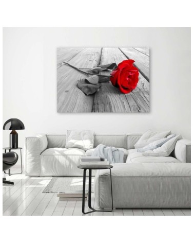 Leinwandbild modern - Rote Rose | Feeby