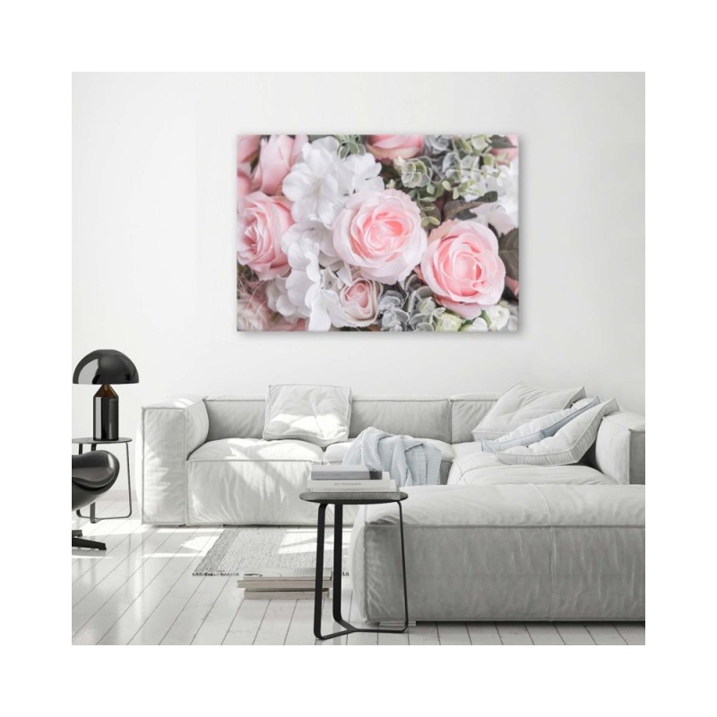 Leinwandbild modern - Rosa Rosen | Feeby